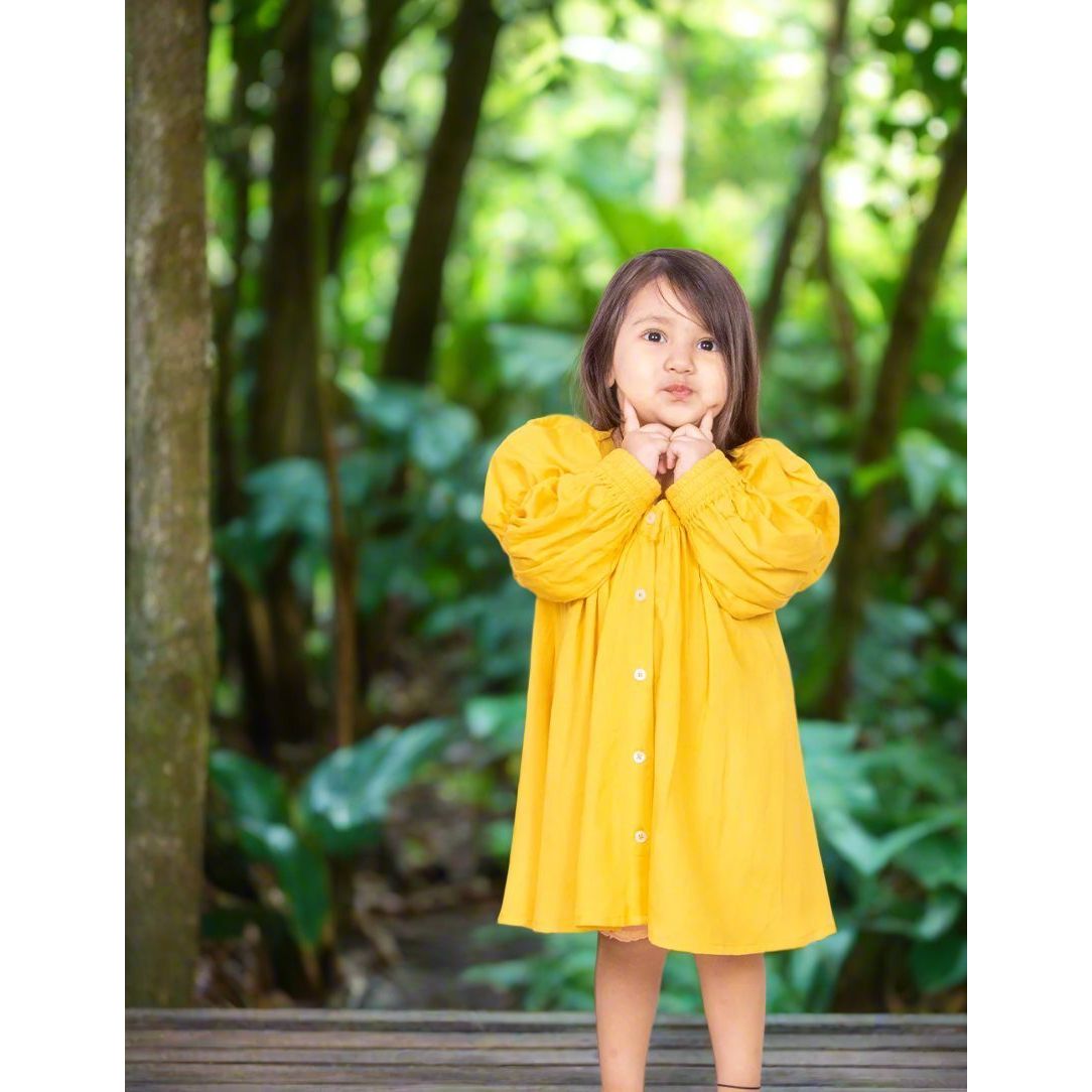 Yellow Cotton Dress