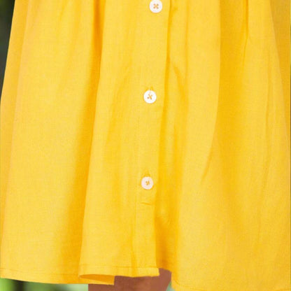 Yellow Cotton Dress