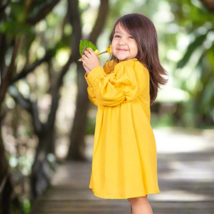 Yellow Cotton Dress